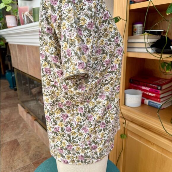 Laura Ashley Vintage Floral Cotton Tee XL – Romantic Cottagecore. - Picture 5 of 6
